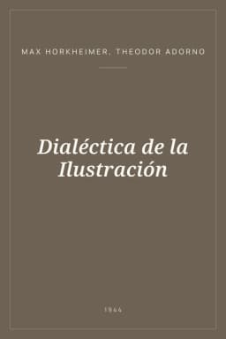 Portada de Dialéctica de la Ilustración