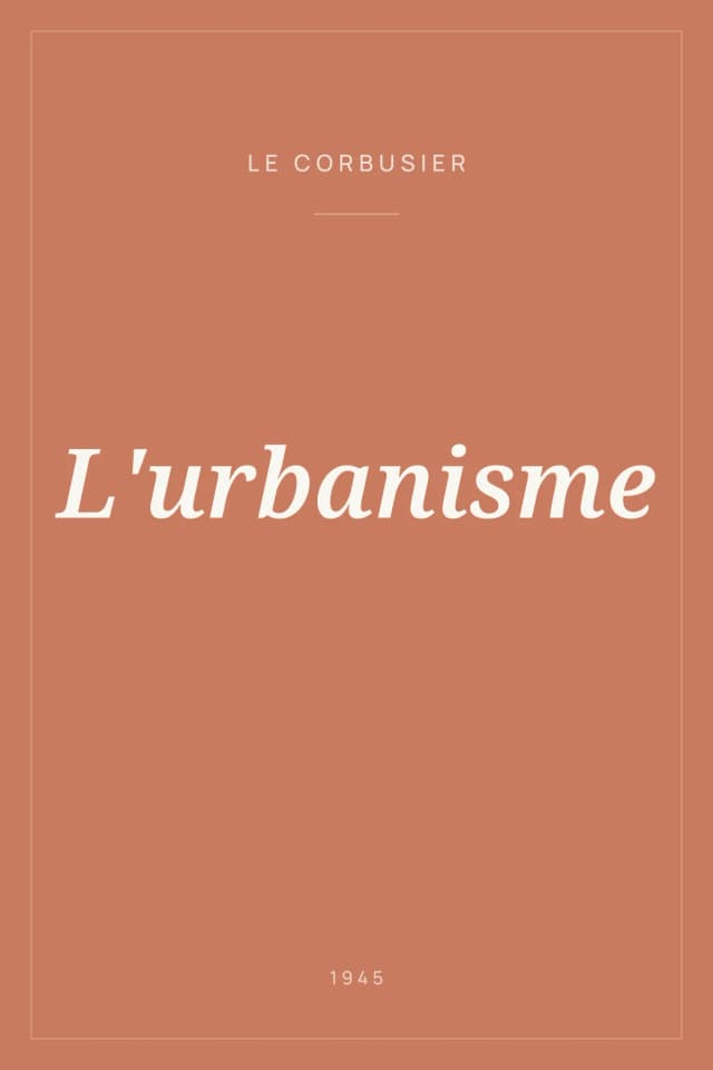 Portada de L'urbanisme