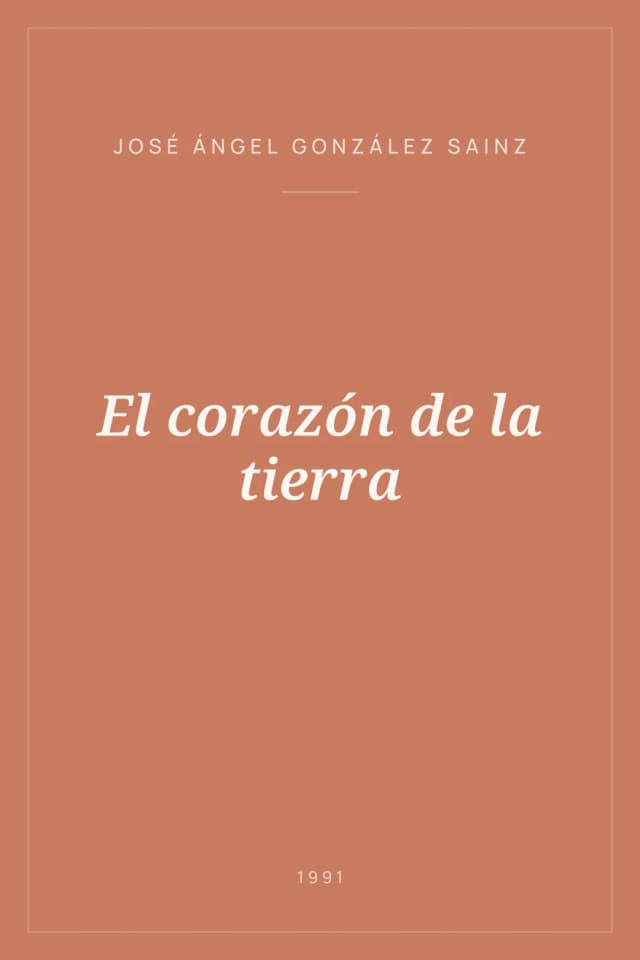 Portada de El corazón de la tierra