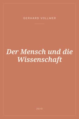 Portada de Der Mensch und die Wissenschaft