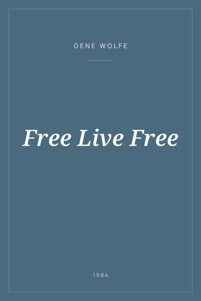 Portada de Free Live Free