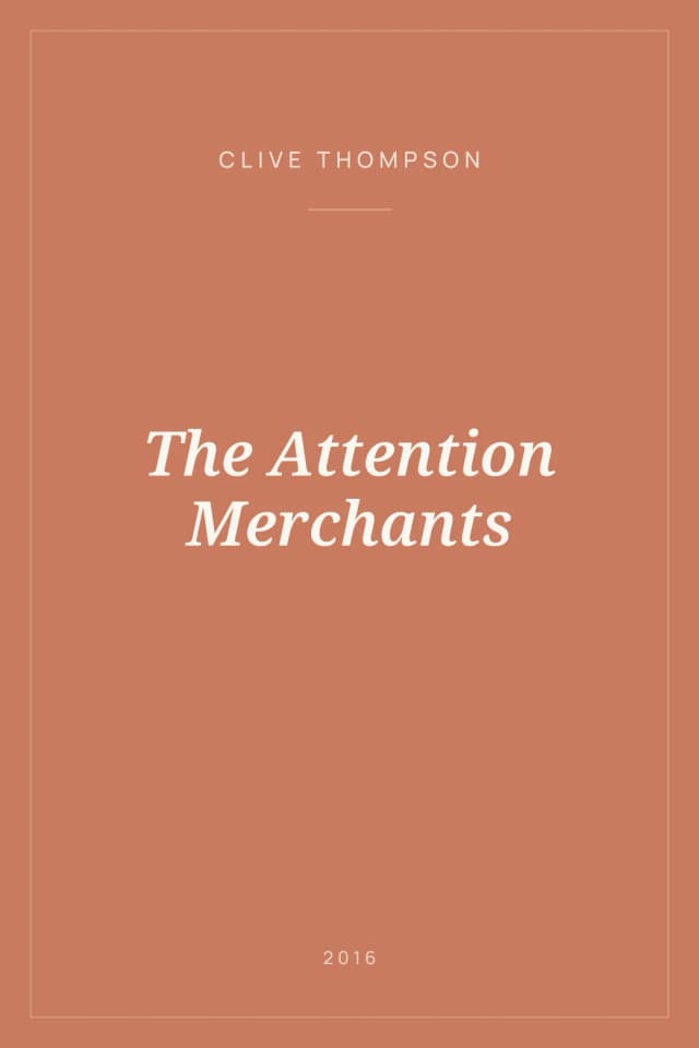Portada de The Attention Merchants