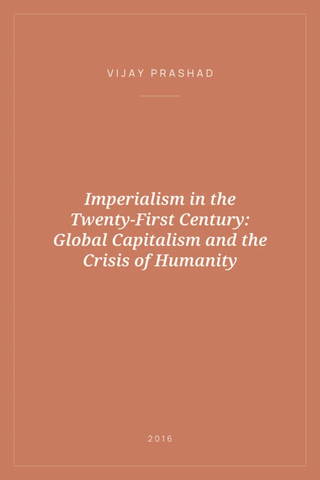Portada de Imperialism in the Twenty-First Century: Global Capitalism and the Crisis of Humanity