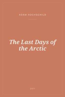 Portada de The Last Days of the Arctic