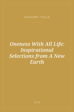 Portada de Oneness With All Life: Inspirational Selections from A New Earth