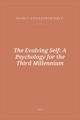 Portada de The Evolving Self: A Psychology for the Third Millennium