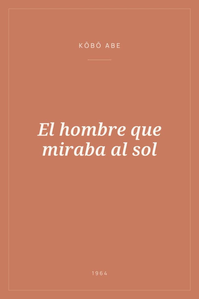 Portada de El hombre que miraba al sol