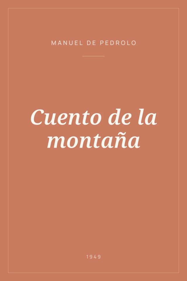 Portada de Cuento de la montaña