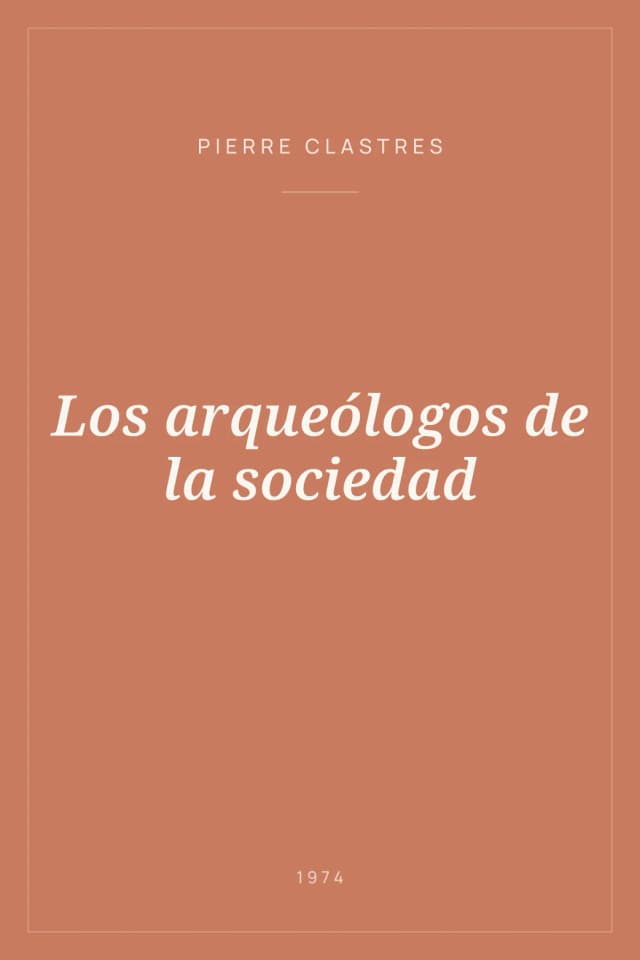Portada de Los arqueólogos de la sociedad