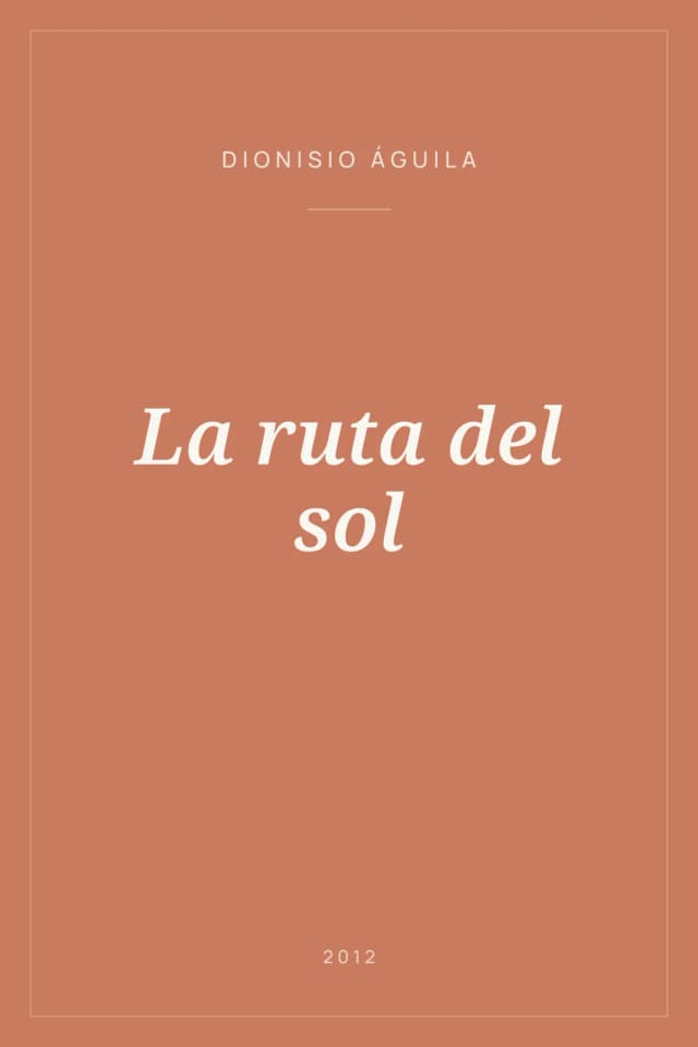 Portada de La ruta del sol