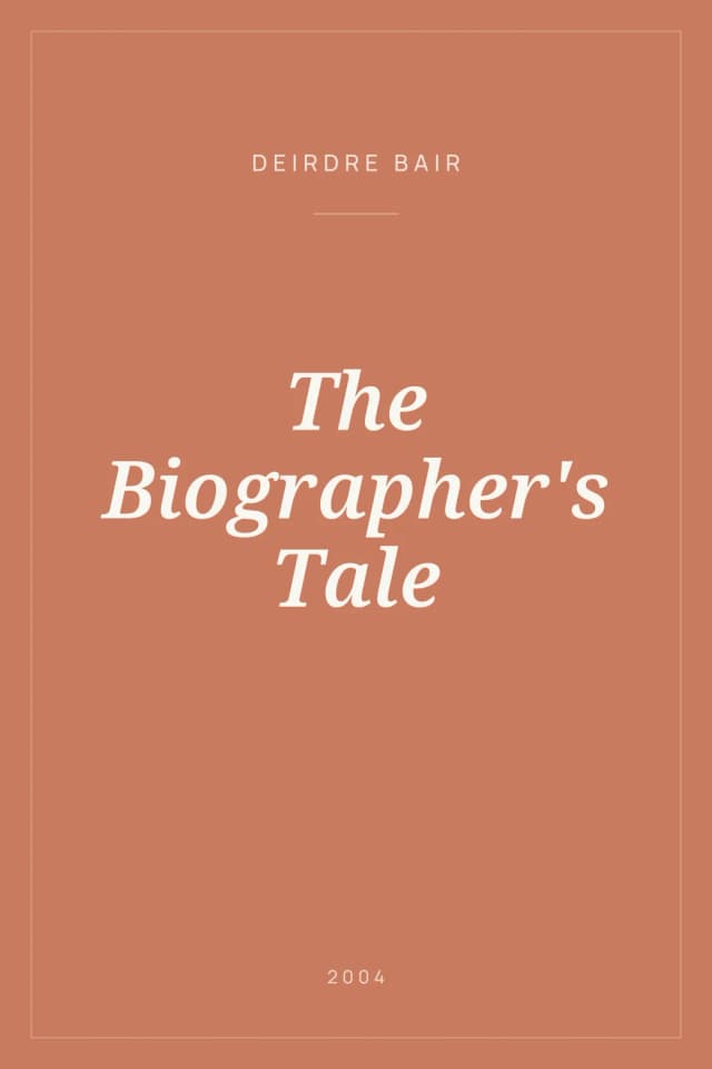 Portada de The Biographer's Tale