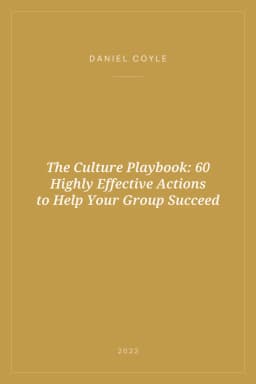 Portada de The Culture Playbook: 60 Highly Effective Actions to Help Your Group Succeed