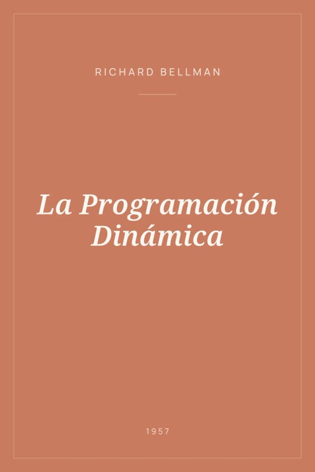 Portada de La Programación Dinámica