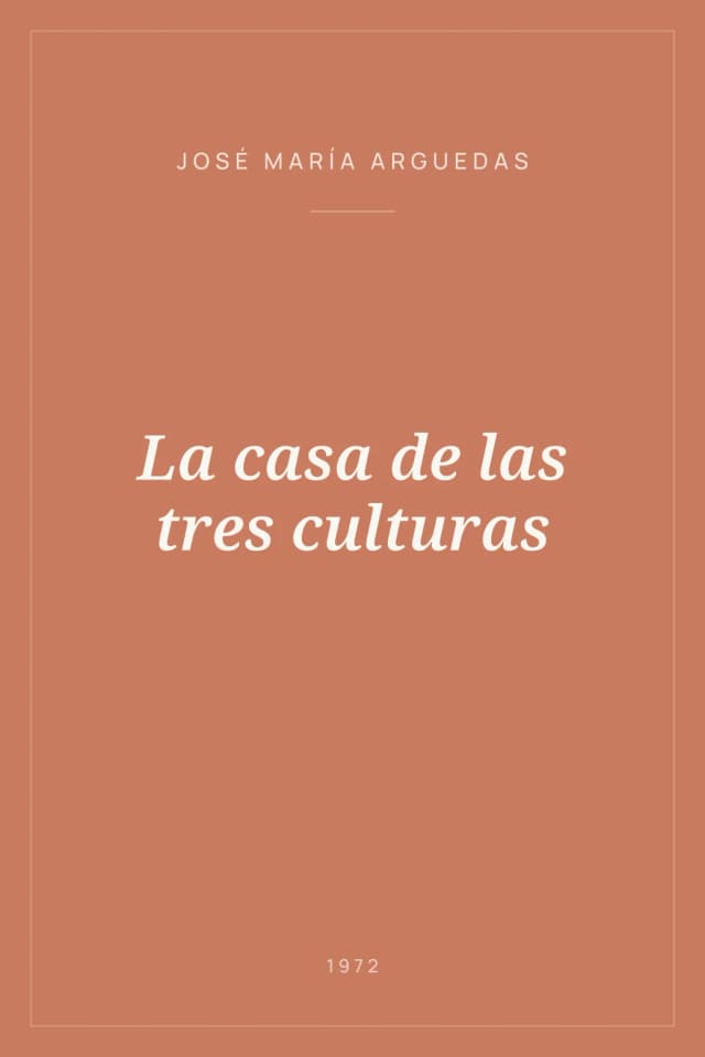 Portada de La casa de las tres culturas