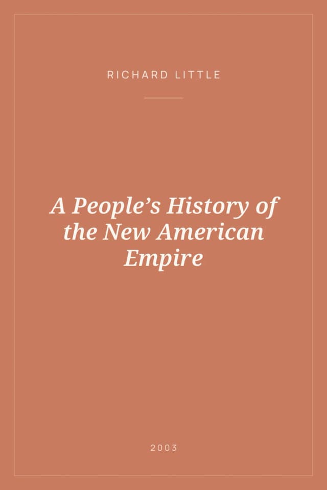 Portada de A People’s History of the New American Empire