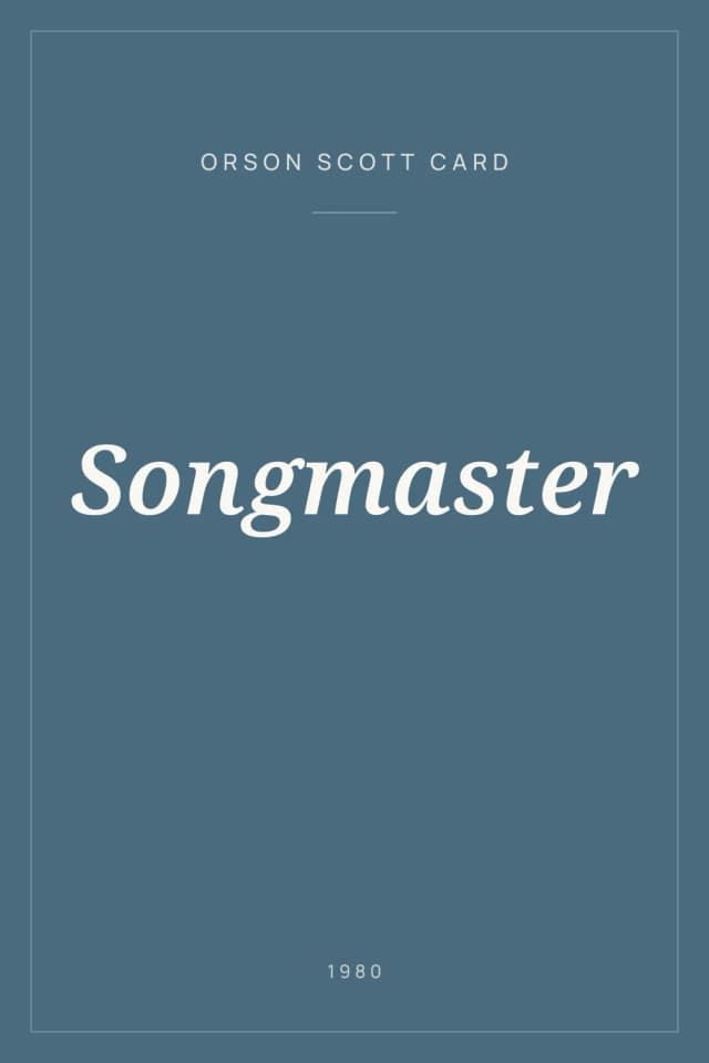 Portada de Songmaster