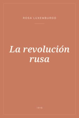 Portada de La revolución rusa