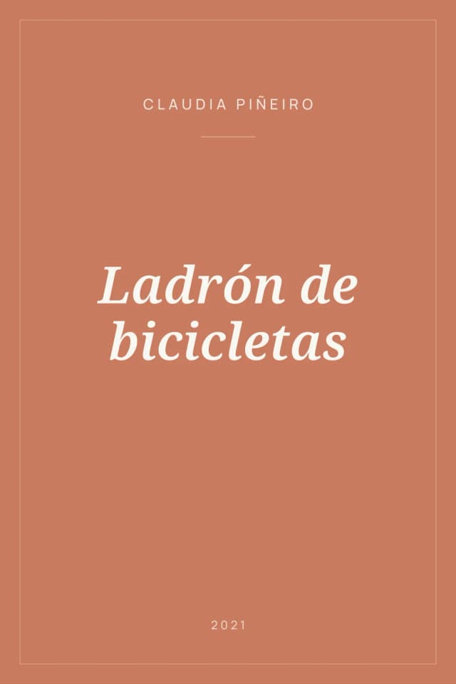 Portada de Ladrón de bicicletas