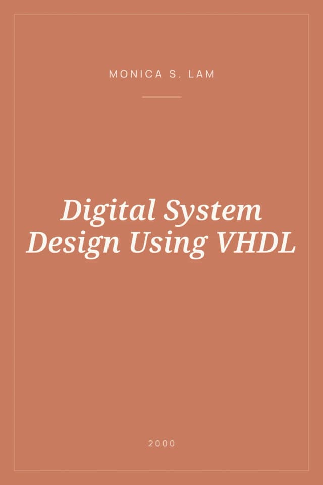 Portada de Digital System Design Using VHDL
