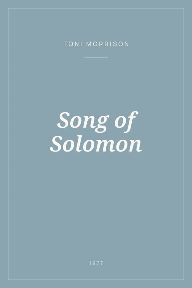 Portada de Song of Solomon