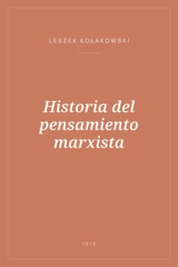 Portada de Historia del pensamiento marxista