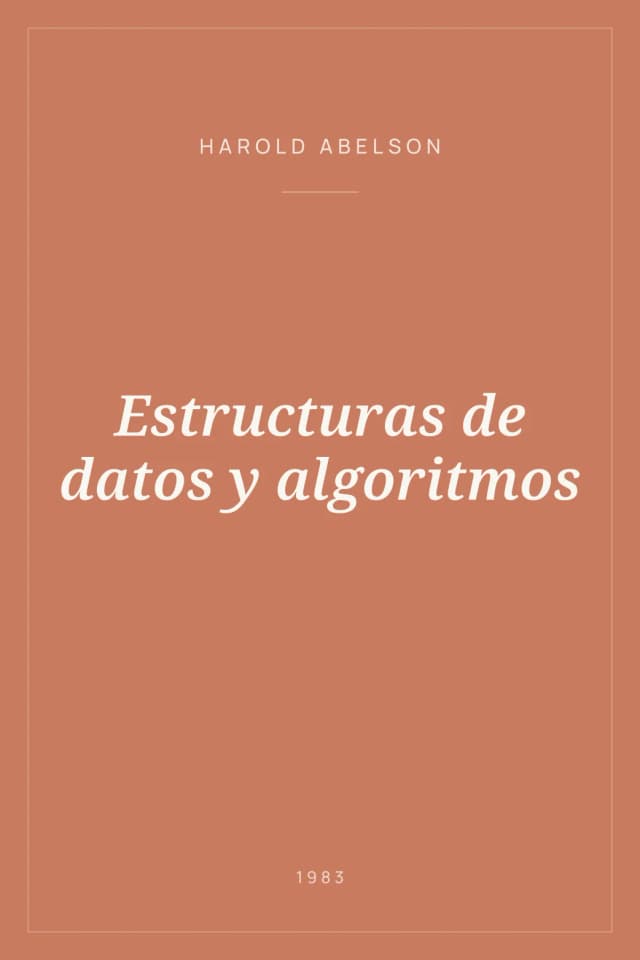 Portada de Estructuras de datos y algoritmos