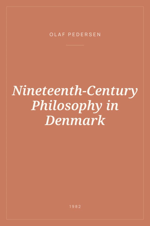 Portada de Nineteenth-Century Philosophy in Denmark