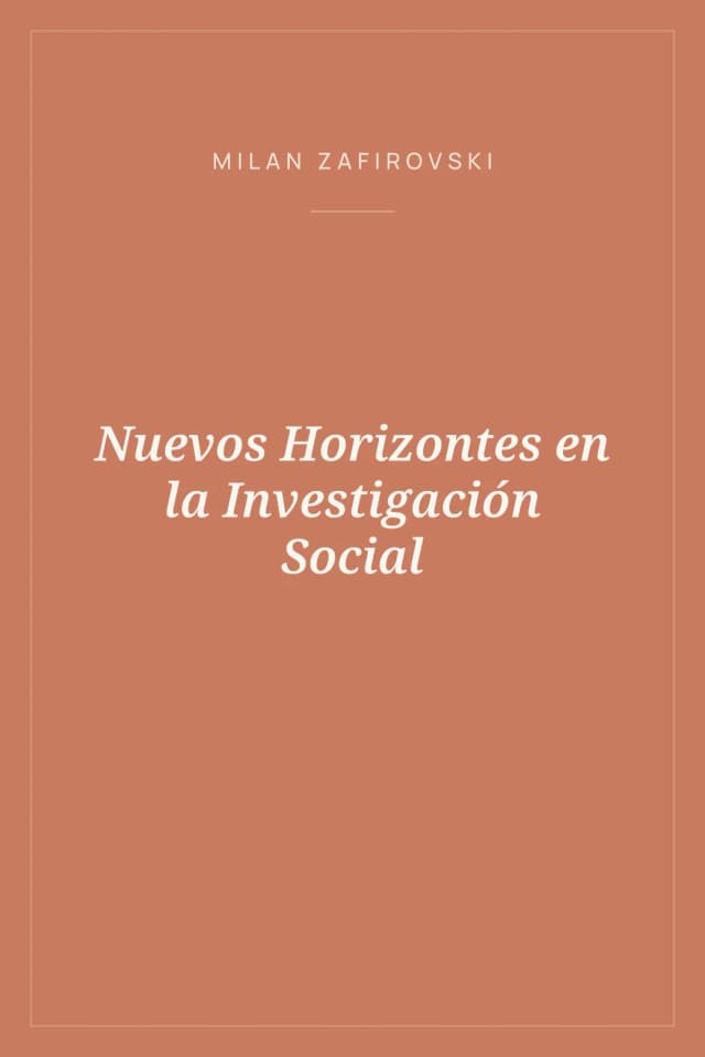 Portada de Nuevos Horizontes en la Investigación Social