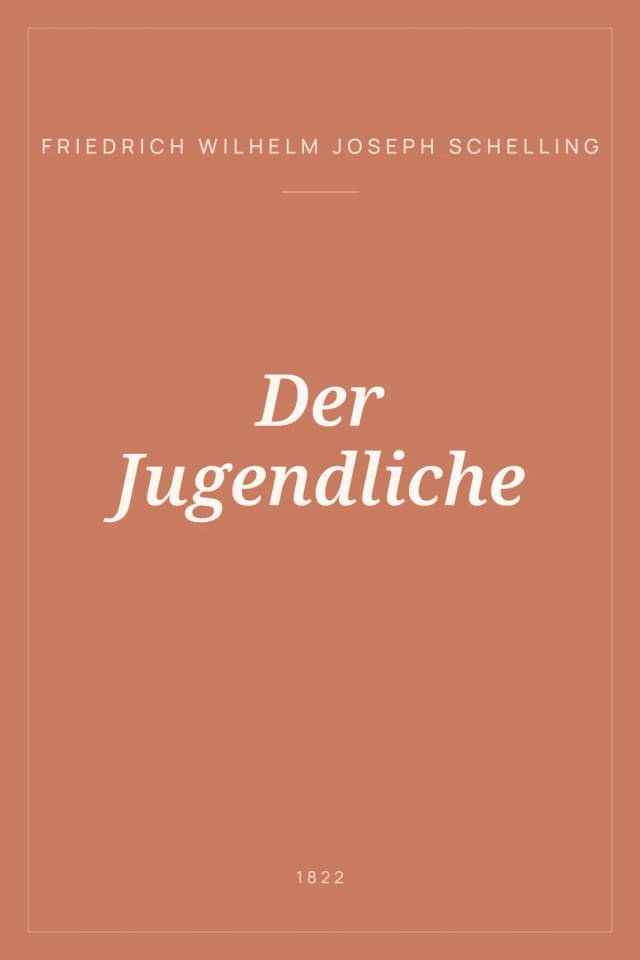 Portada de Der Jugendliche
