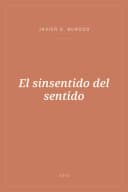 Portada de El sinsentido del sentido