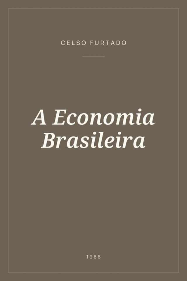 Portada de A Economia Brasileira