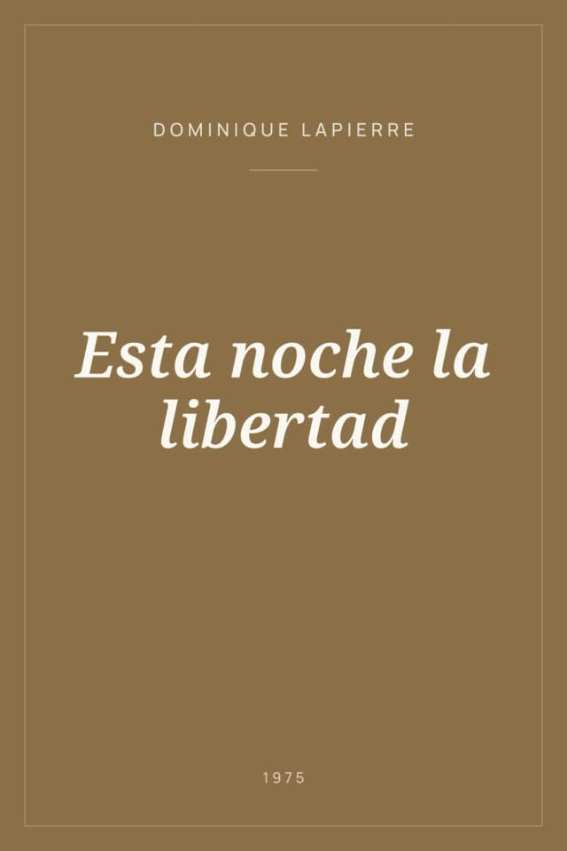 Portada de Esta noche la libertad