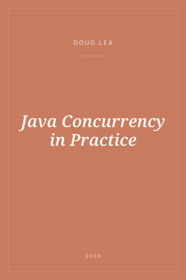Portada de Java Concurrency in Practice