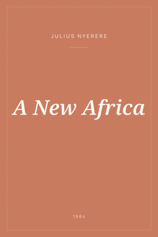 Portada de A New Africa