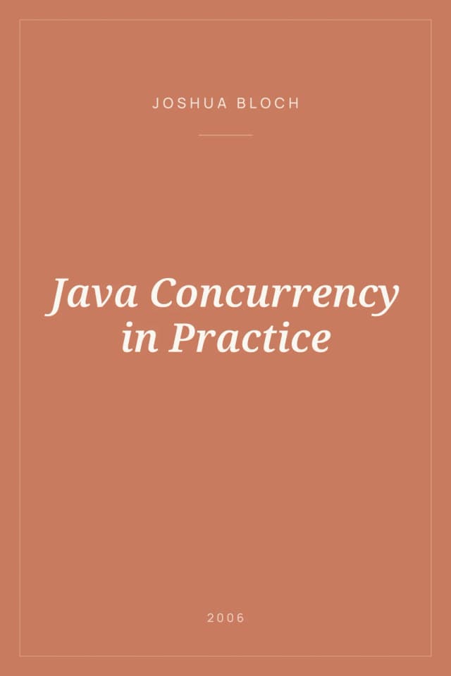 Portada de Java Concurrency in Practice