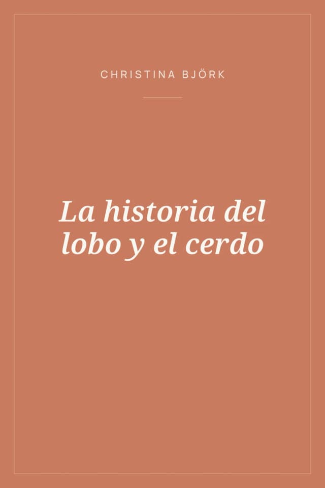 Portada de La historia del lobo y el cerdo