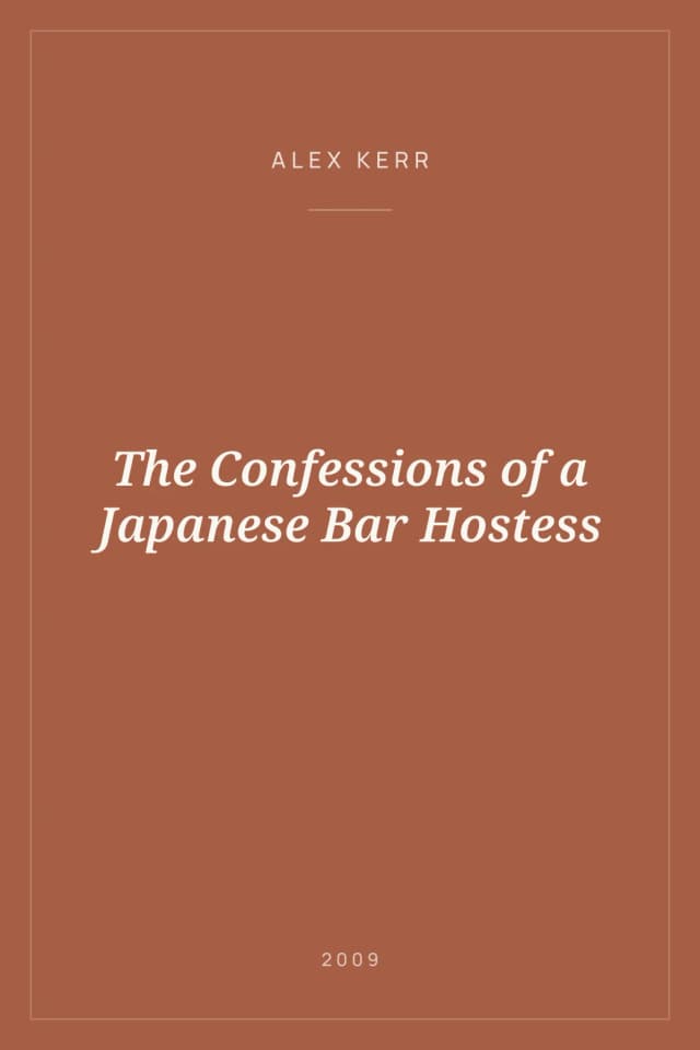 Portada de The Confessions of a Japanese Bar Hostess