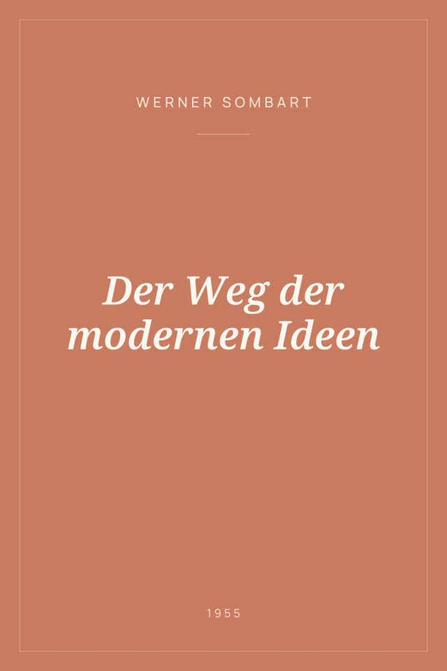 Portada de Der Weg der modernen Ideen