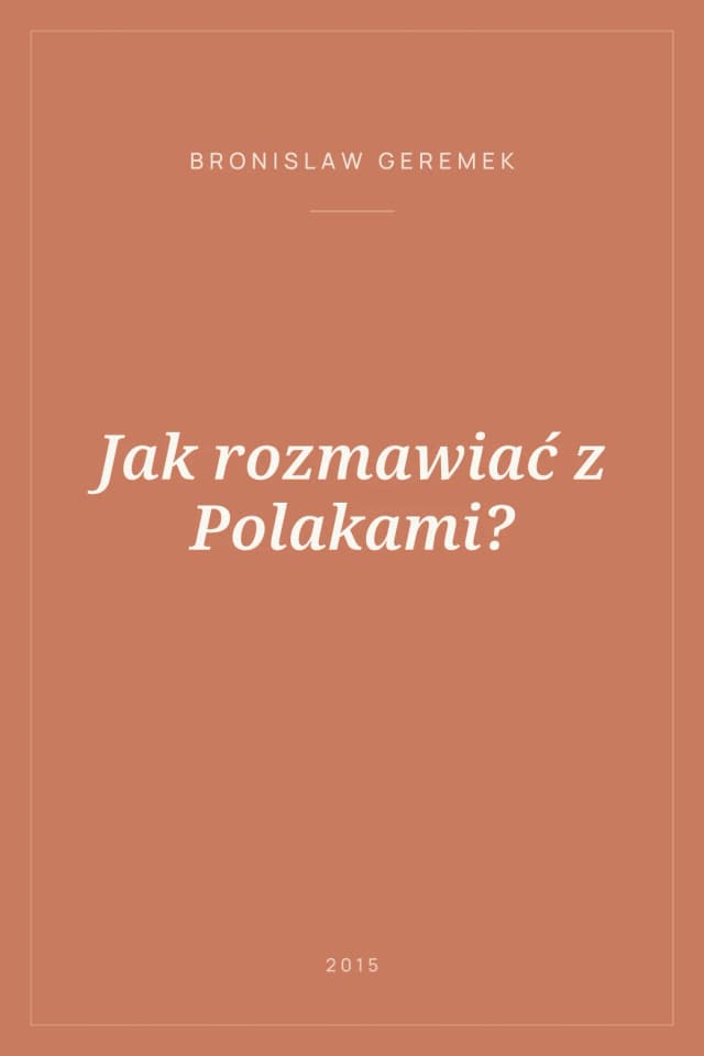 Portada de Jak rozmawiać z Polakami?