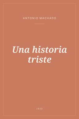 Portada de Una historia triste
