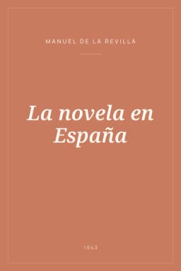 Portada de La novela en España