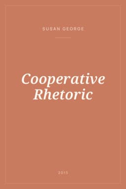 Portada de Cooperative Rhetoric
