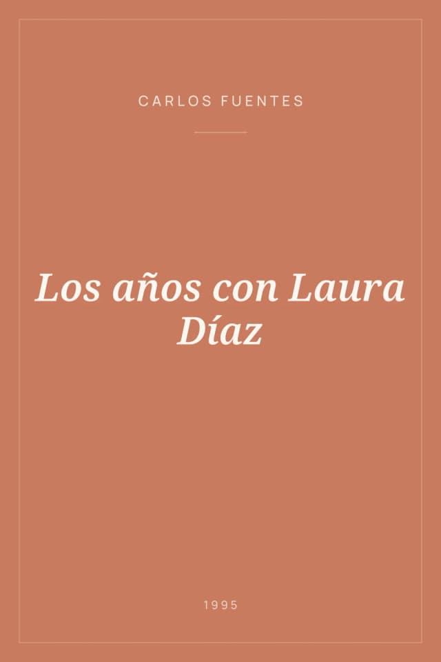 Portada de Los años con Laura Díaz