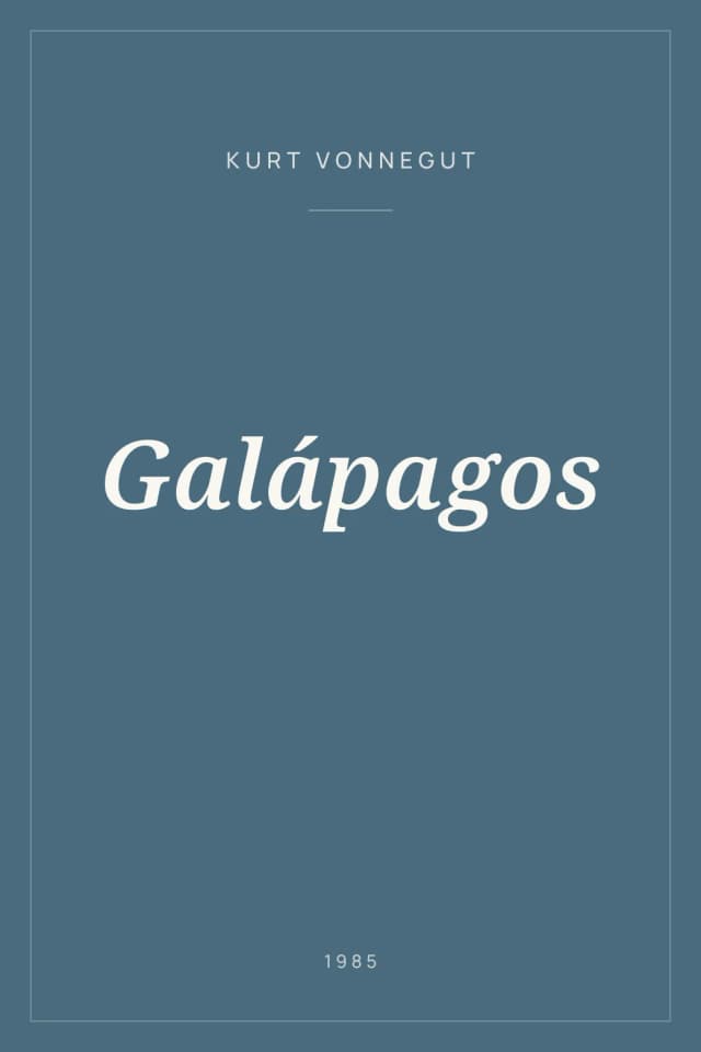 Portada de Galápagos