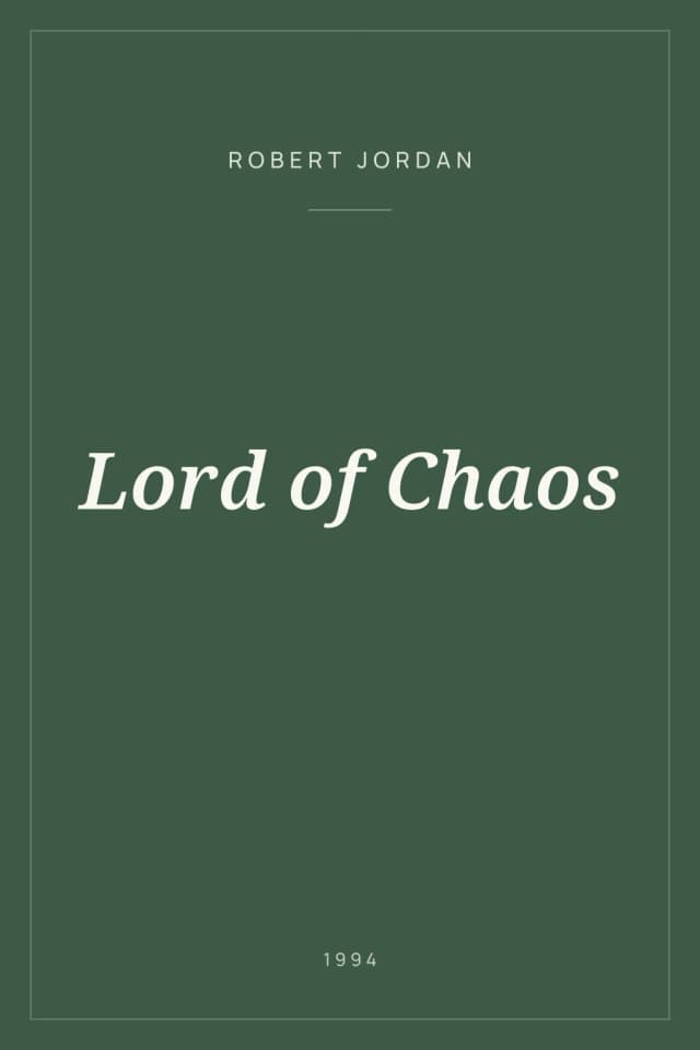 Portada de Lord of Chaos