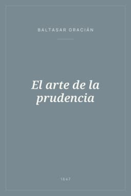 Portada de El arte de la prudencia