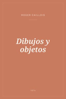 Portada de Dibujos y objetos