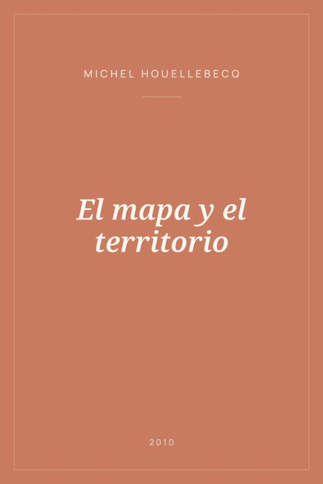 Portada de El mapa y el territorio