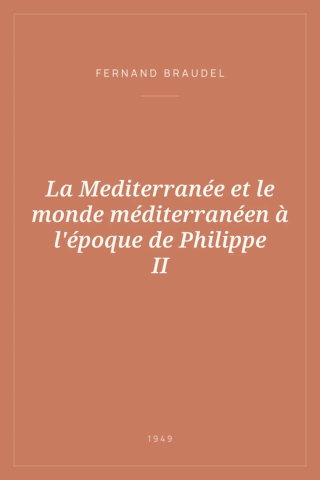 Portada de La Mediterranée et le monde méditerranéen à l'époque de Philippe II