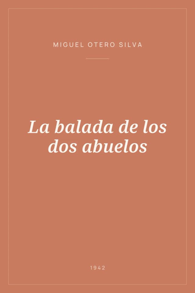 Portada de La balada de los dos abuelos